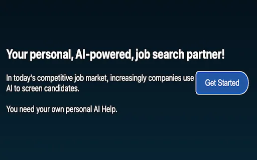 ChatGPT Job Search Assistant screenshot