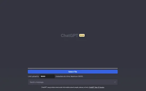 ChatGPT Extension screenshot