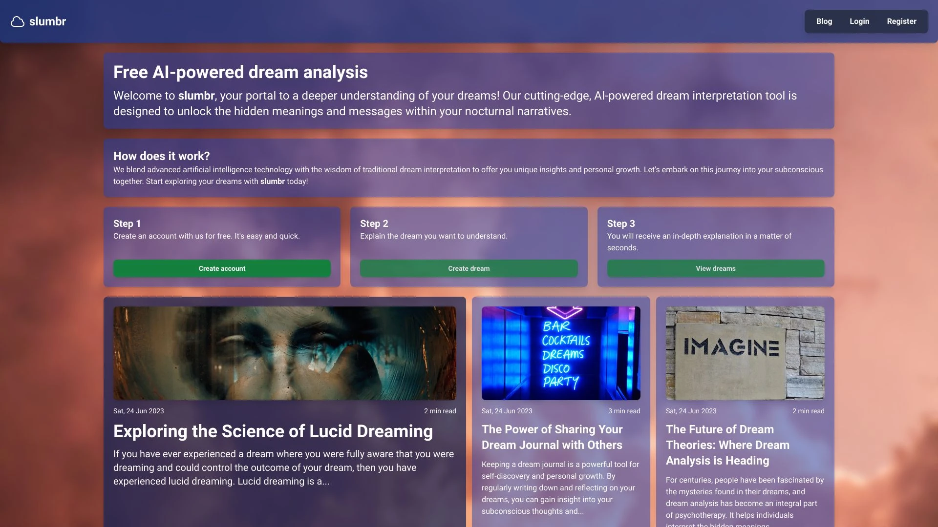 Dream Interpretation screenshot