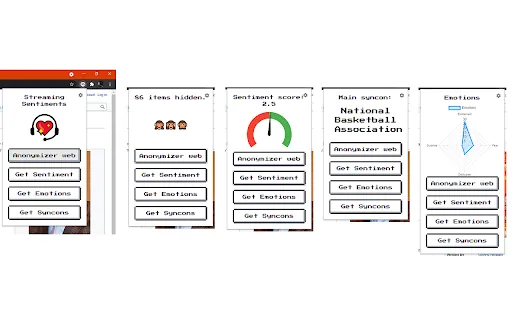 Anonymizer Web screenshot