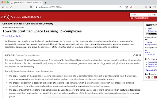 SciGPT screenshot