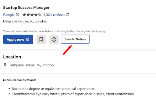 JobSaver screenshot