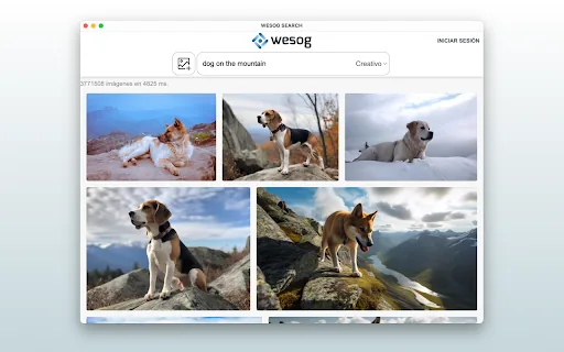 Wesog Search screenshot