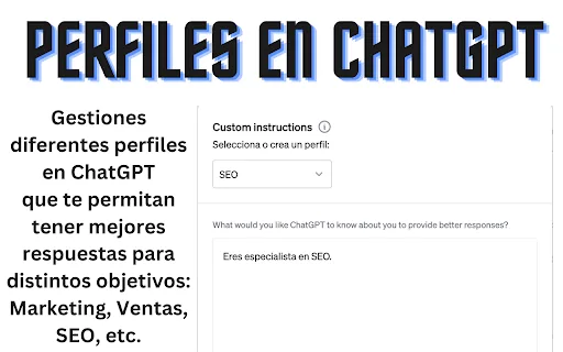 ChatGPT Profile Manager screenshot