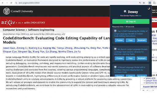 Exa API screenshot